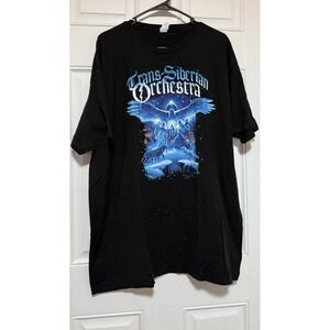 Trans Siberian Orchestra Shirt 2022 Winter Tour Concert Black T Shirt SZ XXL